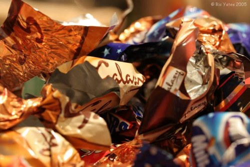 Team assessing a clearance site and planning rubbish removal