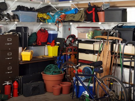 Clean and spacious garage post-clearance